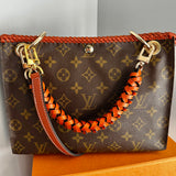 The Swan Crossbody - Vintage Monogram in Whiskey
