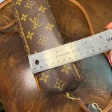 The Sparrow Crossbody - Vintage Monogram in Vachetta with Braiding