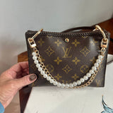 The Cygnet Crossbody - Vintage LV Monogram in Chocolate