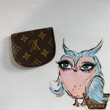 LV Monogram Coin Case