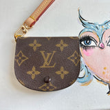 LV Monogram Coin Purse Wristlet