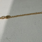 Upcycled Multicolored GG Charm on GF Chain Necklace