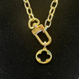 Upcycled LV Necklace