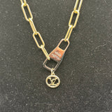 Upcycled LV Necklace