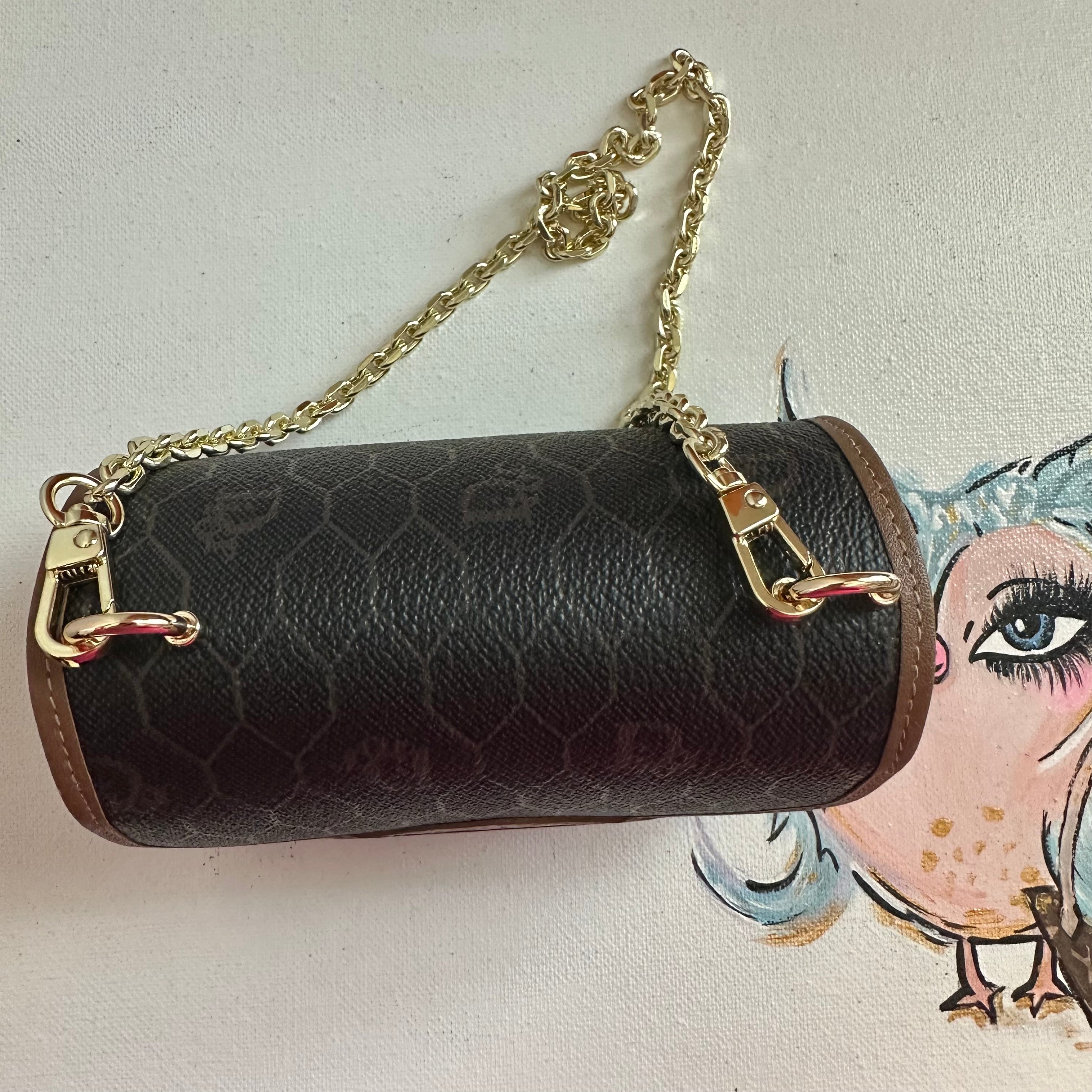 The Junco Wristlet - Vintage Honeycomb Dior