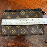 The Junco Pouch - Vintage Monogram in Black