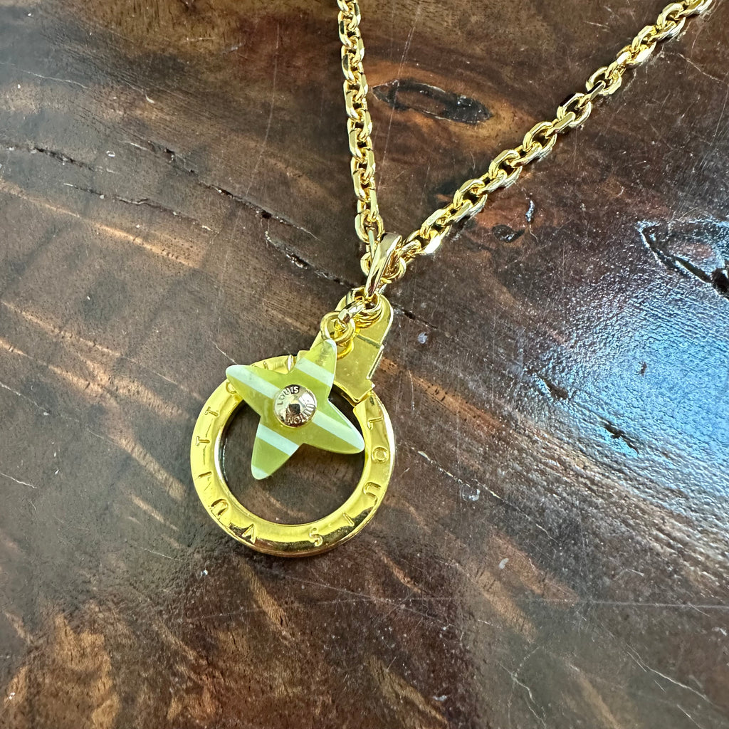 Repurposed LV Necklace