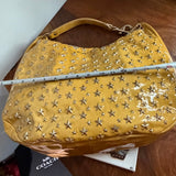 The Peacock Hobo - Vintage Jimmy Choo Star Stud Sky Bag in Golden