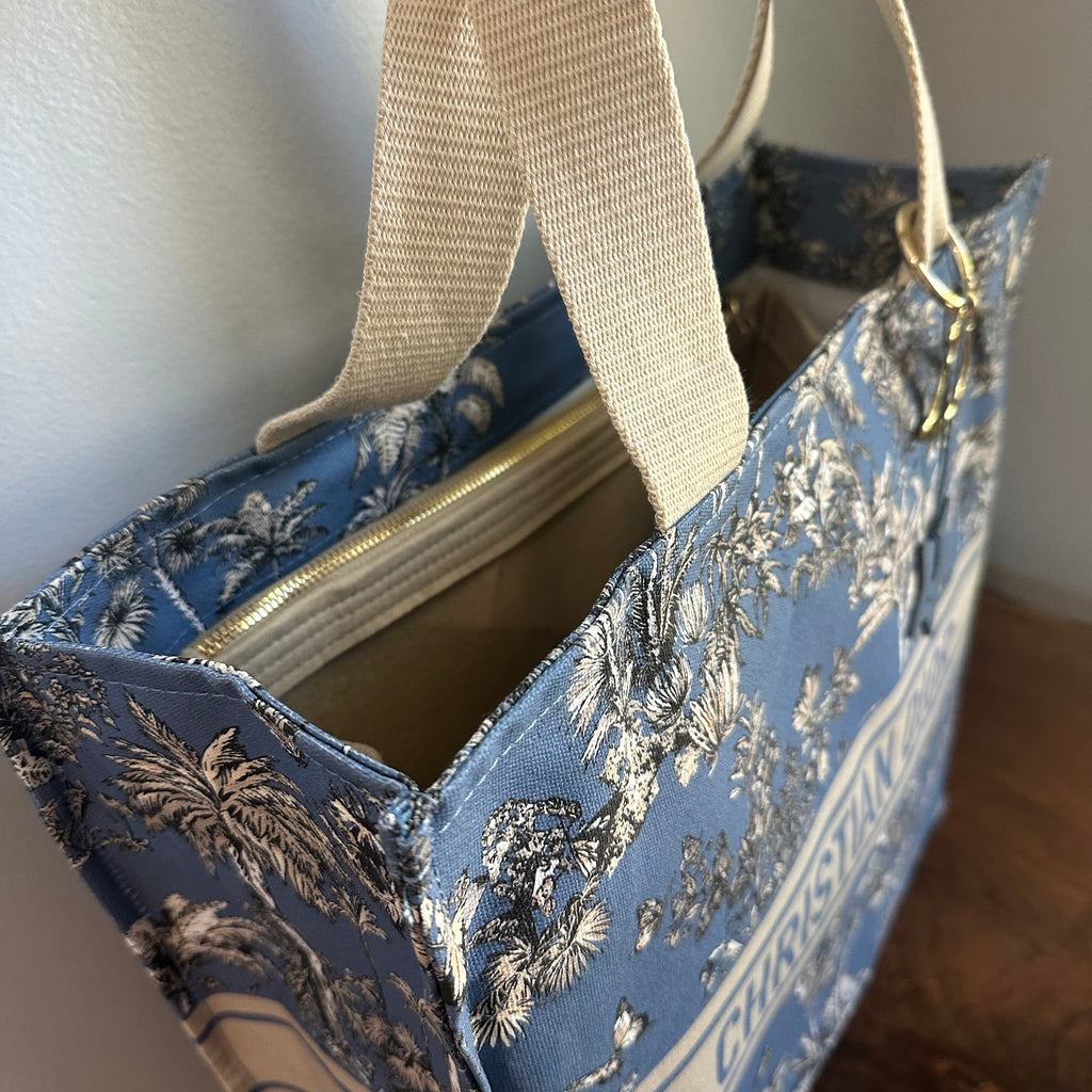The Tote Bag - Canvas Dior in Blue