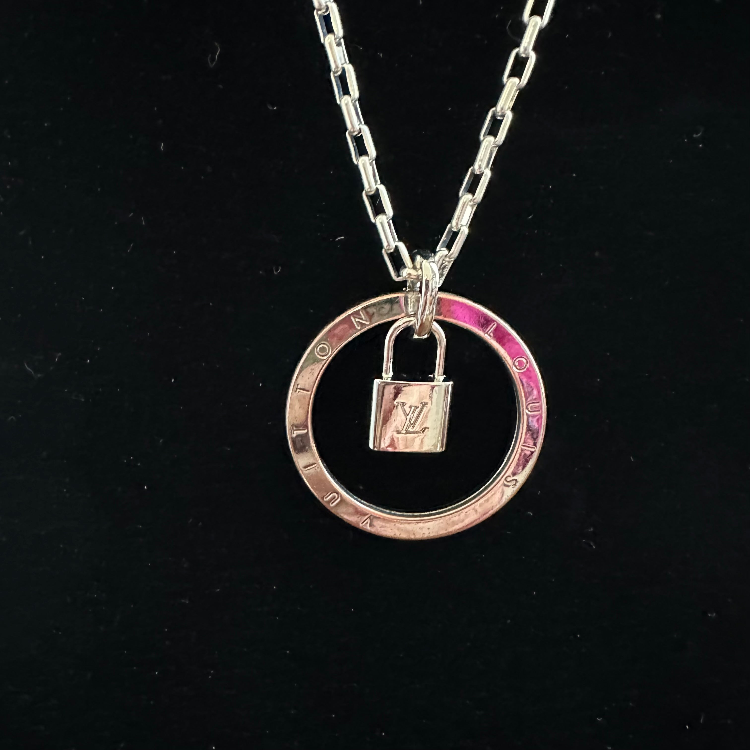 Repurposed LV Necklace