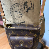 The Junco Crossbody - Vintage Monogram  LV in Vachetta