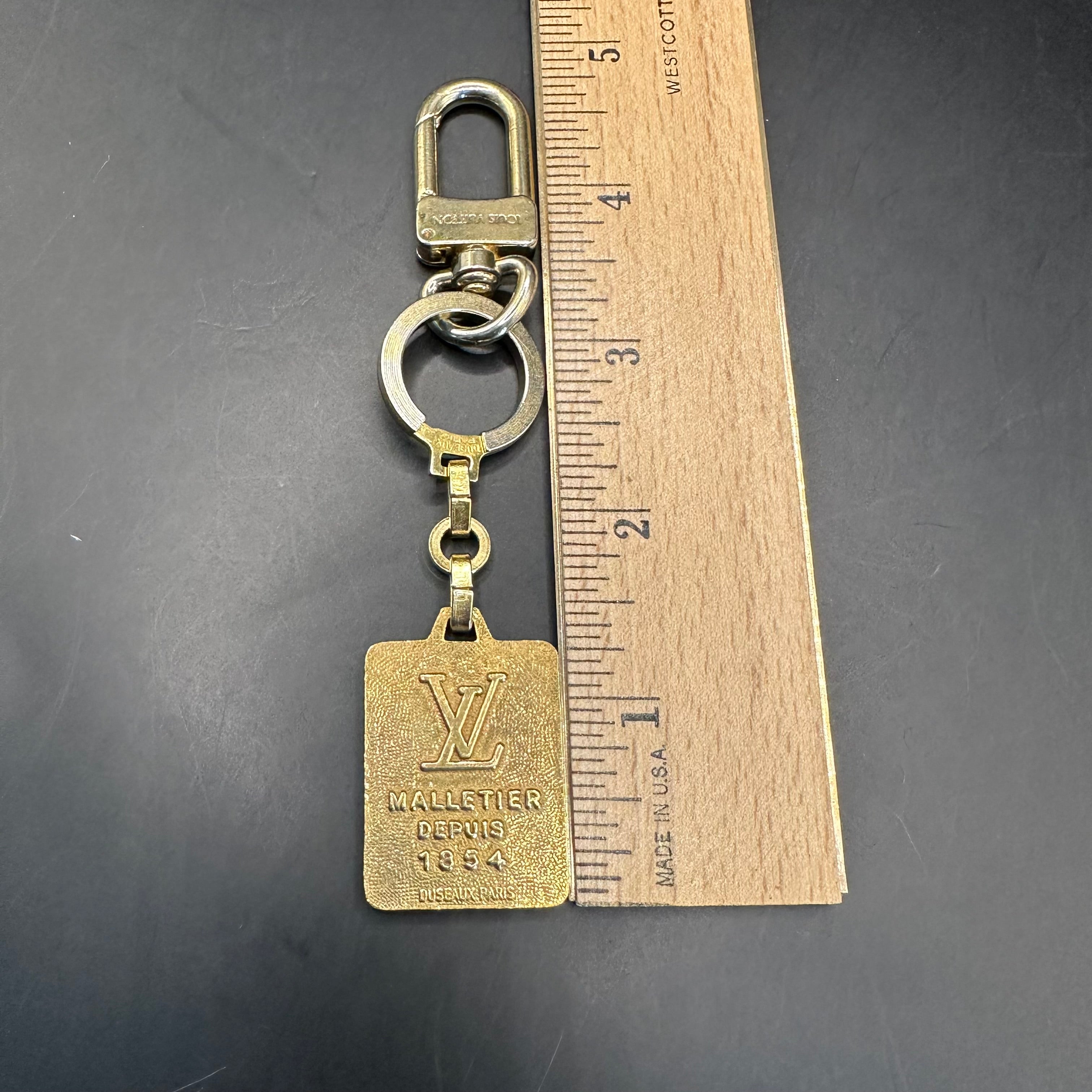 Authentic LV Louis Vuitton Malletier Keychain/Purse Charm