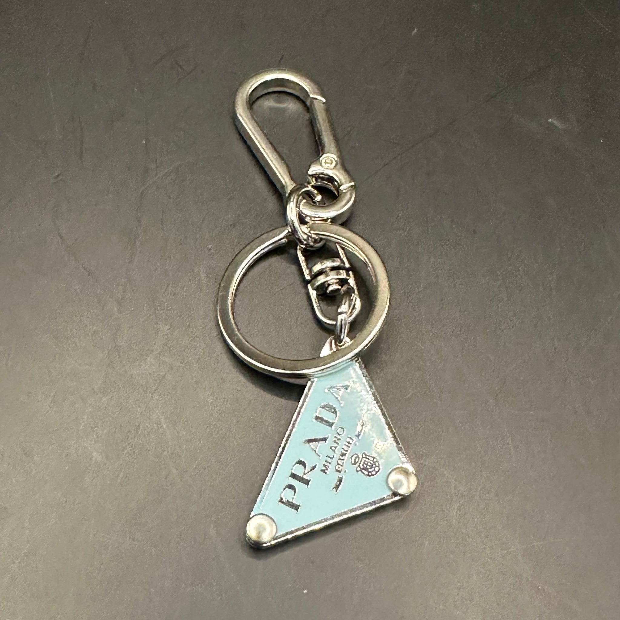 Silver Prada Bag Tag Charm/Keychain – Beauty Bird Vintage