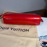 The Junco Shoulder Bag - Upcycled LV Vernis in Rose Pop