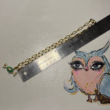 Sweet Like Candy - LV Charm Necklace on GF Paperclip Chain