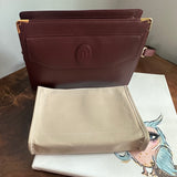 The Junco Crossbody - Vintage Cartier in Bordeaux