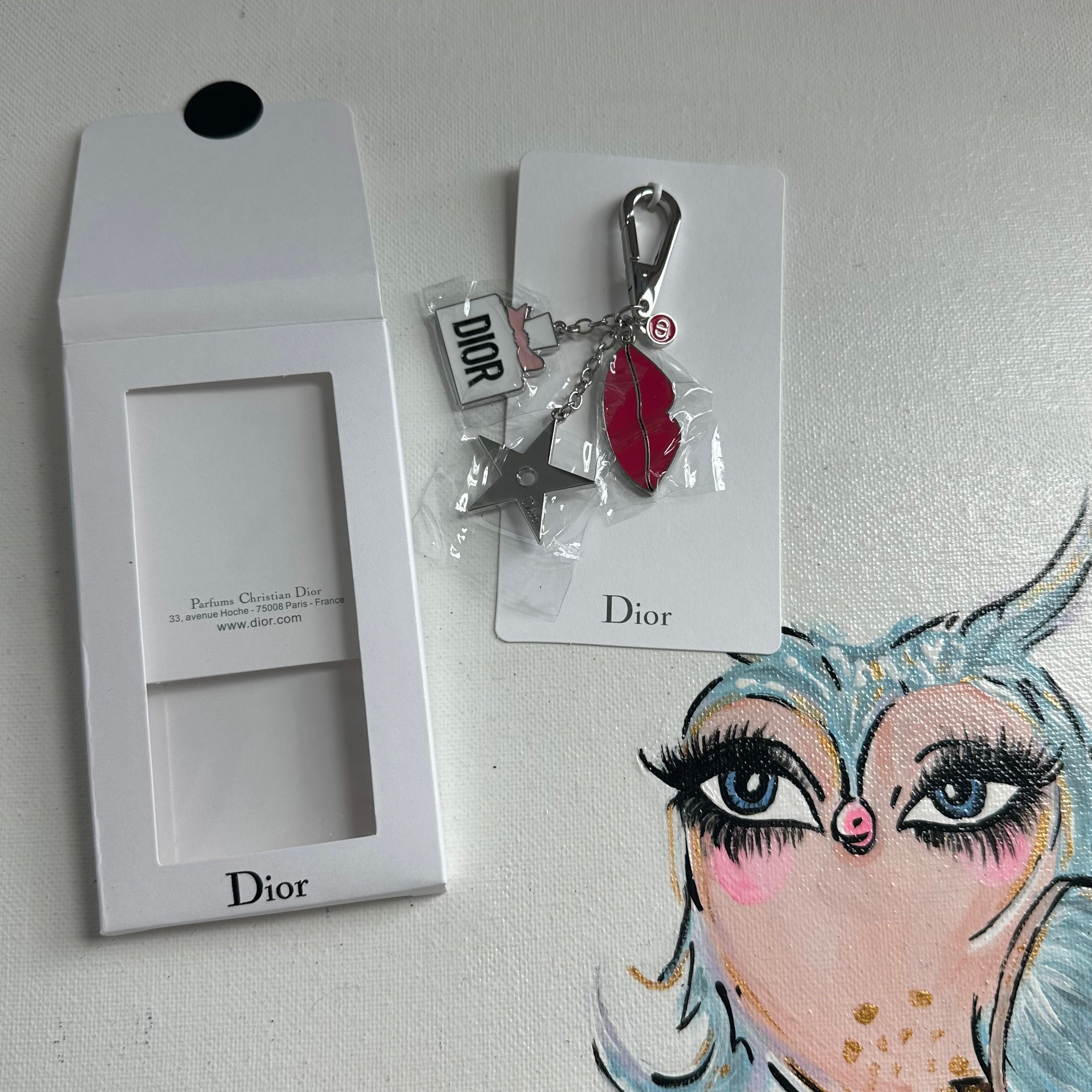 Dior Kiss Me Bag Charm Set