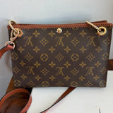 The Swan Crossbody - Vintage Monogram LV in Whiskey