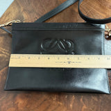 The Junco Crossbody - Vintage Loewe Anagram in Black Leather