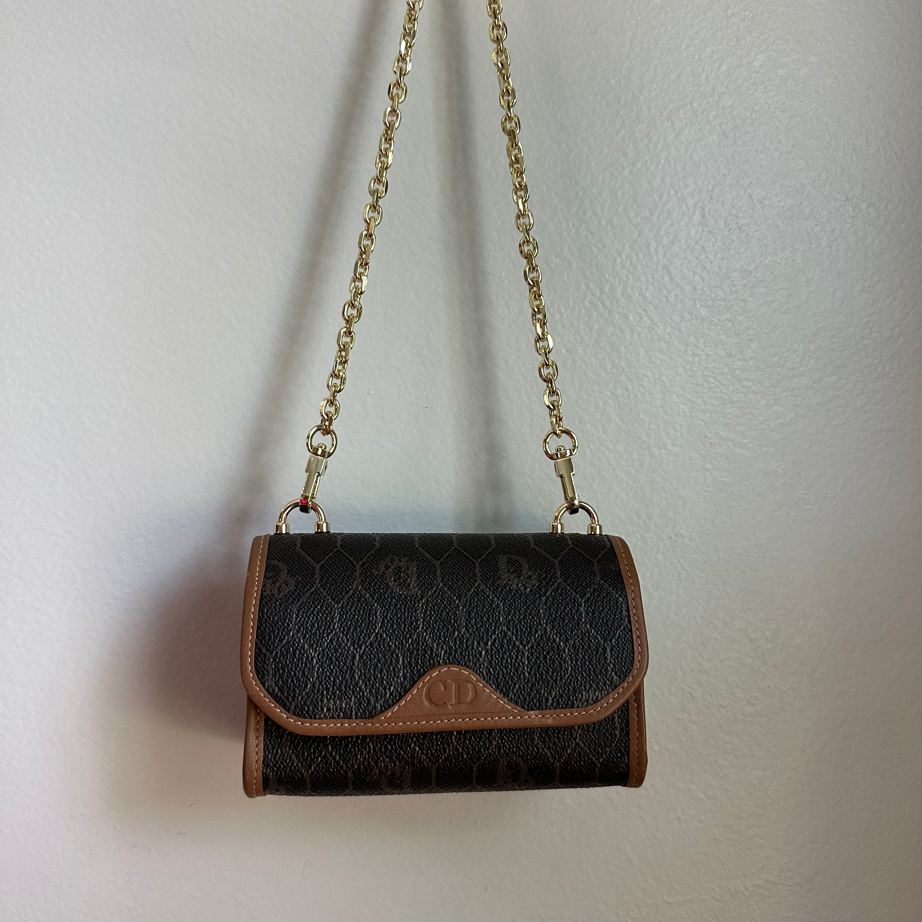 The Junco Wristlet - Vintage Honeycomb Dior