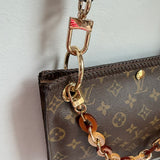 The Swan Crossbody - Vintage Monogram LV in Chocolate Brown