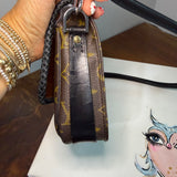 The PM Quail Shoulder/Crossbody - LV Monogram in Black (TWO straps)
