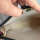 The Swan Crossbody - Upcycled Vintage LV Monogram in Black