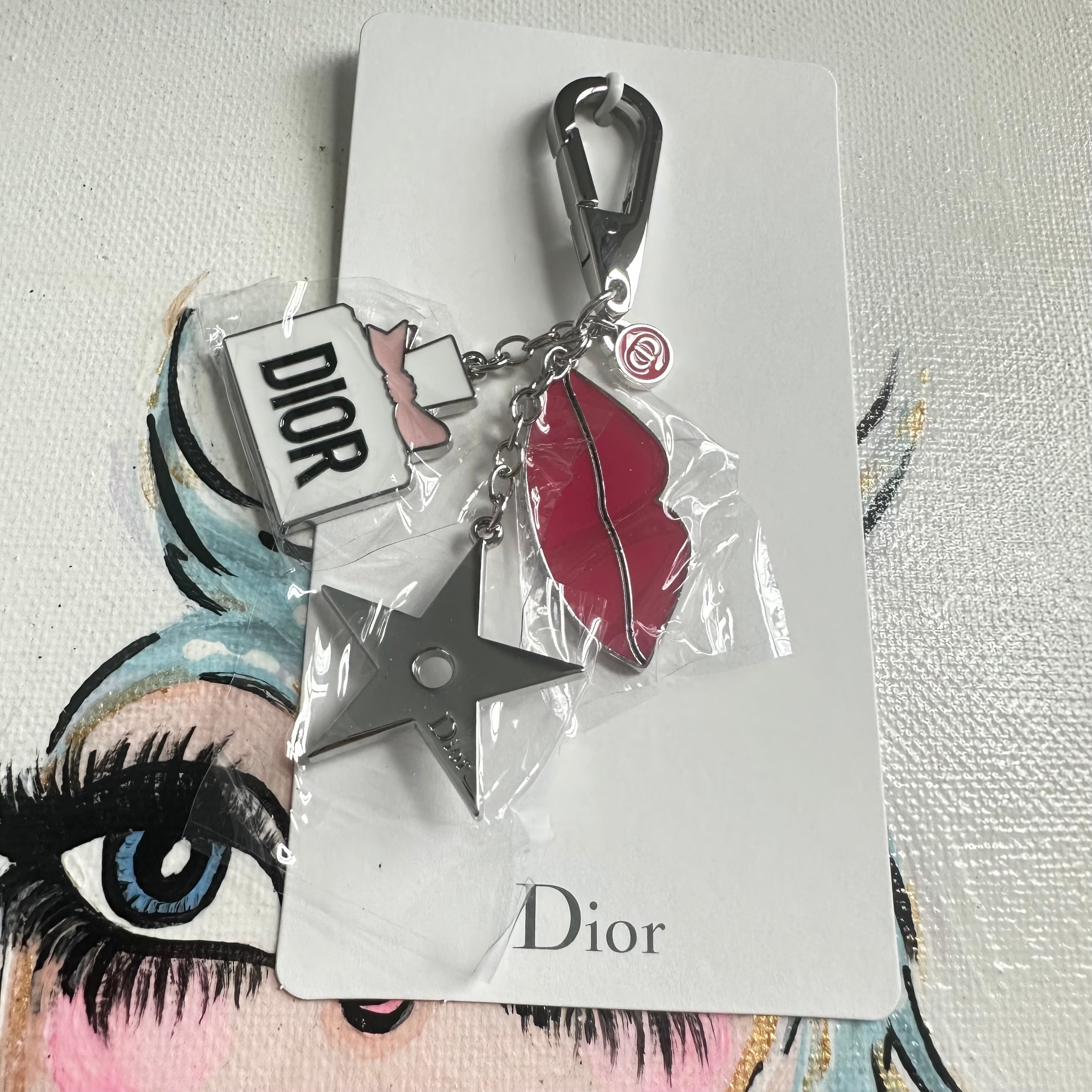 Dior Kiss Me Bag Charm Set