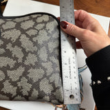 The Junco Crossbody - Vintage YSL in Giraffe Print with Black