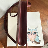 The Junco Crossbody - Vintage Cartier in Bordeaux
