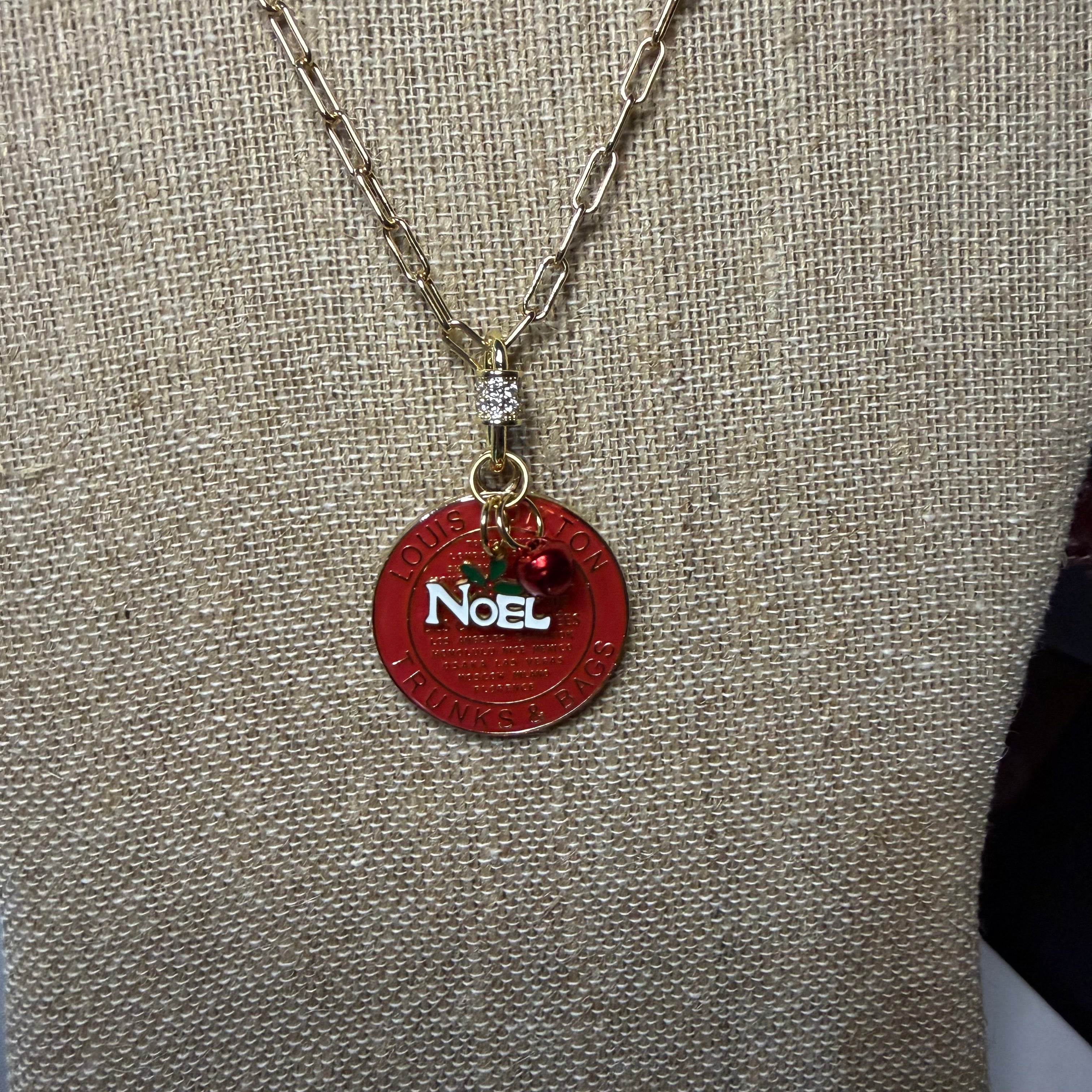 Repurposed LV Necklace