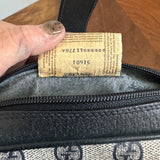 The Junco Crossbody - Vintage Gucci GG Crossbody in Navy