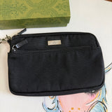 The Junco Wristlet - Vintage Gucci in Black Canvas