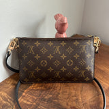The Chick Crossbody - Upcycled LV in Monogram