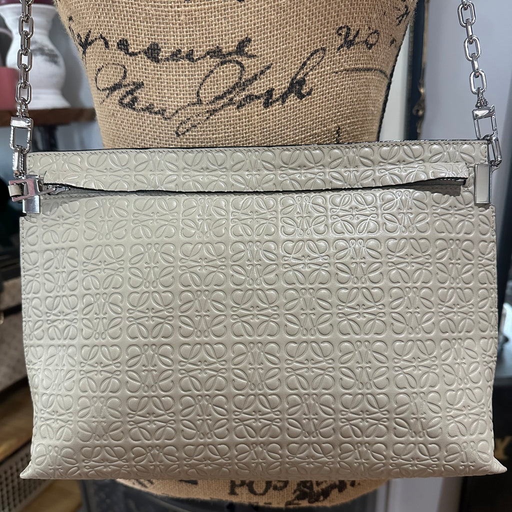 Upcycled Loewe Anagram Bag