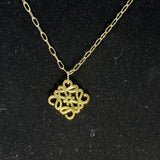 Reversible Loewe Anagram Necklace