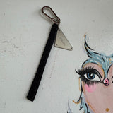 Black Prada Wristlet/Bag Charm