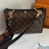 The Swan Crossbody - Vintage LV Monogram in Black