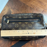The Sparrow Crossbody Bag - Vintage LV Monogram in Black