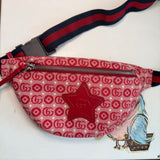 Gucci Sling Bag/Fanny Pack/Bumbag in Red Supreme Stars