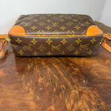 The Sparrow Crossbody - Vintage Monogram in Vachetta with Braiding
