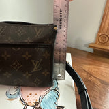 The East/West Crossbody - Vintage Monogram in Black