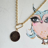 Repurposed Louis Vuitton Necklace