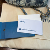 The Mini Falcon - Vintage LV in Blue Denim