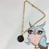 Repurposed Louis Vuitton Necklace