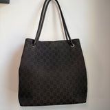 The Albatross Shoulder Bag - Vintage Gucci GG in Chocolate Brown Canvas