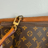 LOUIS VUITTON Monogram Garment Bag Insert with Leather Strap