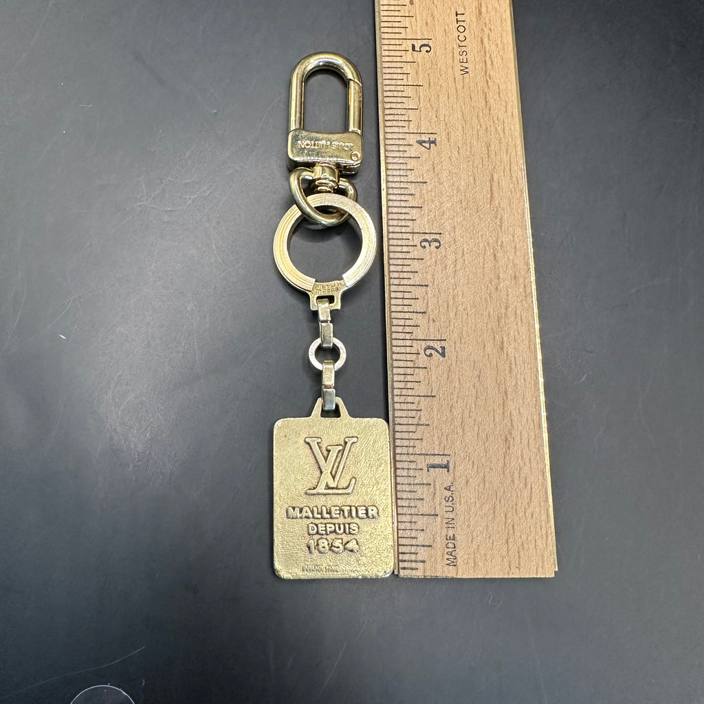 Authentic LV Louis Vuitton Malletier Keychain/Purse Charm