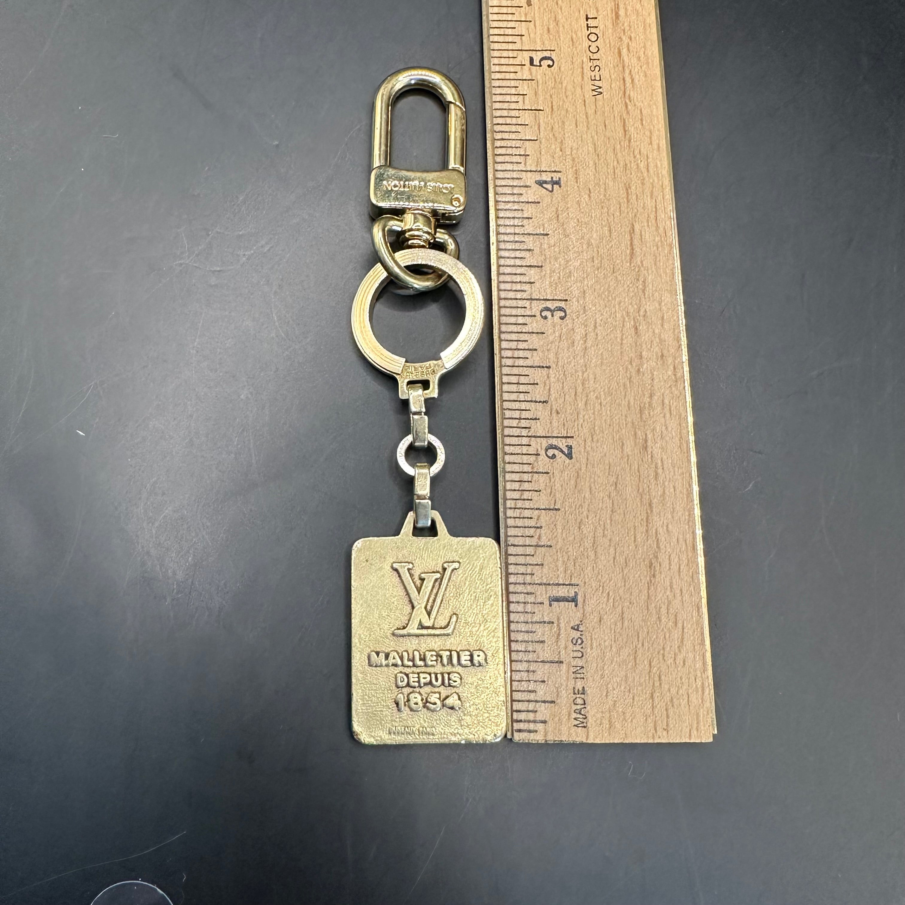 Authentic LV Louis Vuitton Malletier Keychain/Purse Charm