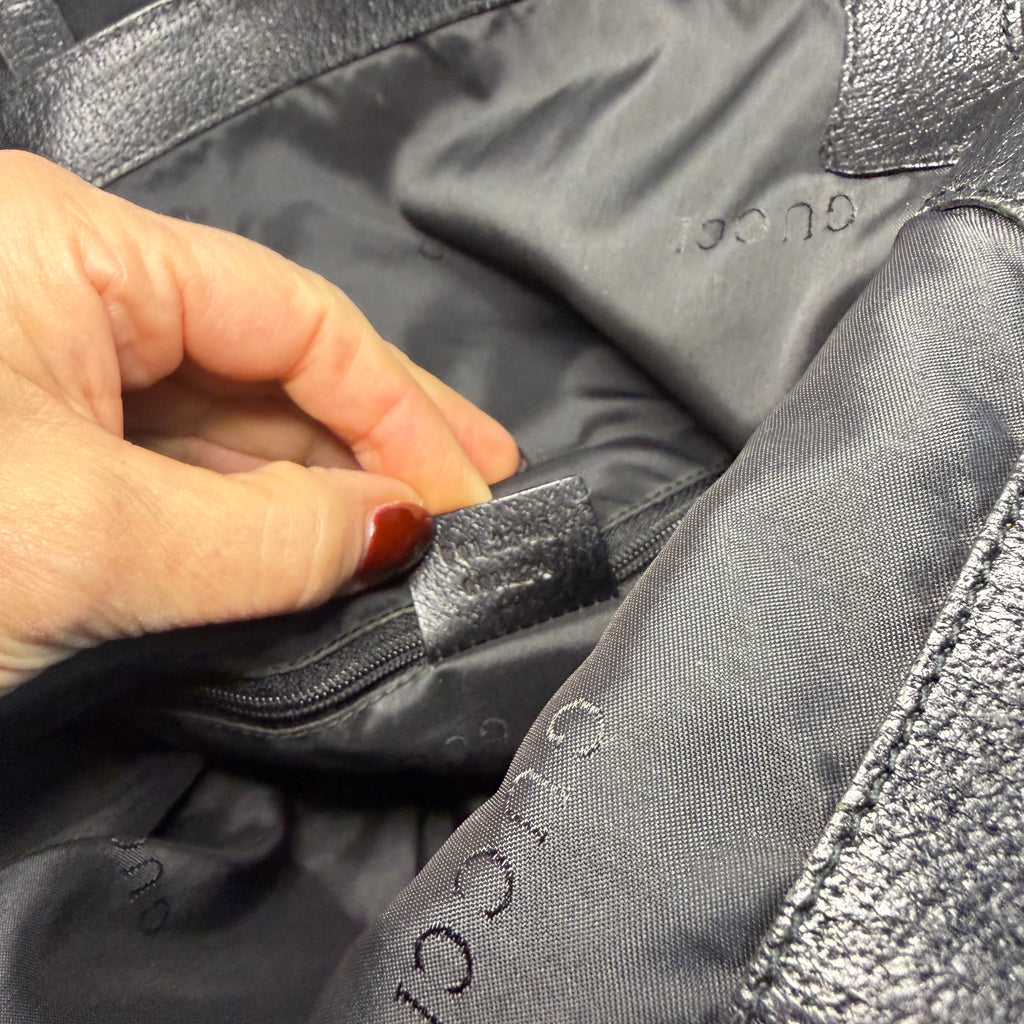 The Loon Shoulder Bag - Vintage Gucci in Black Nylon